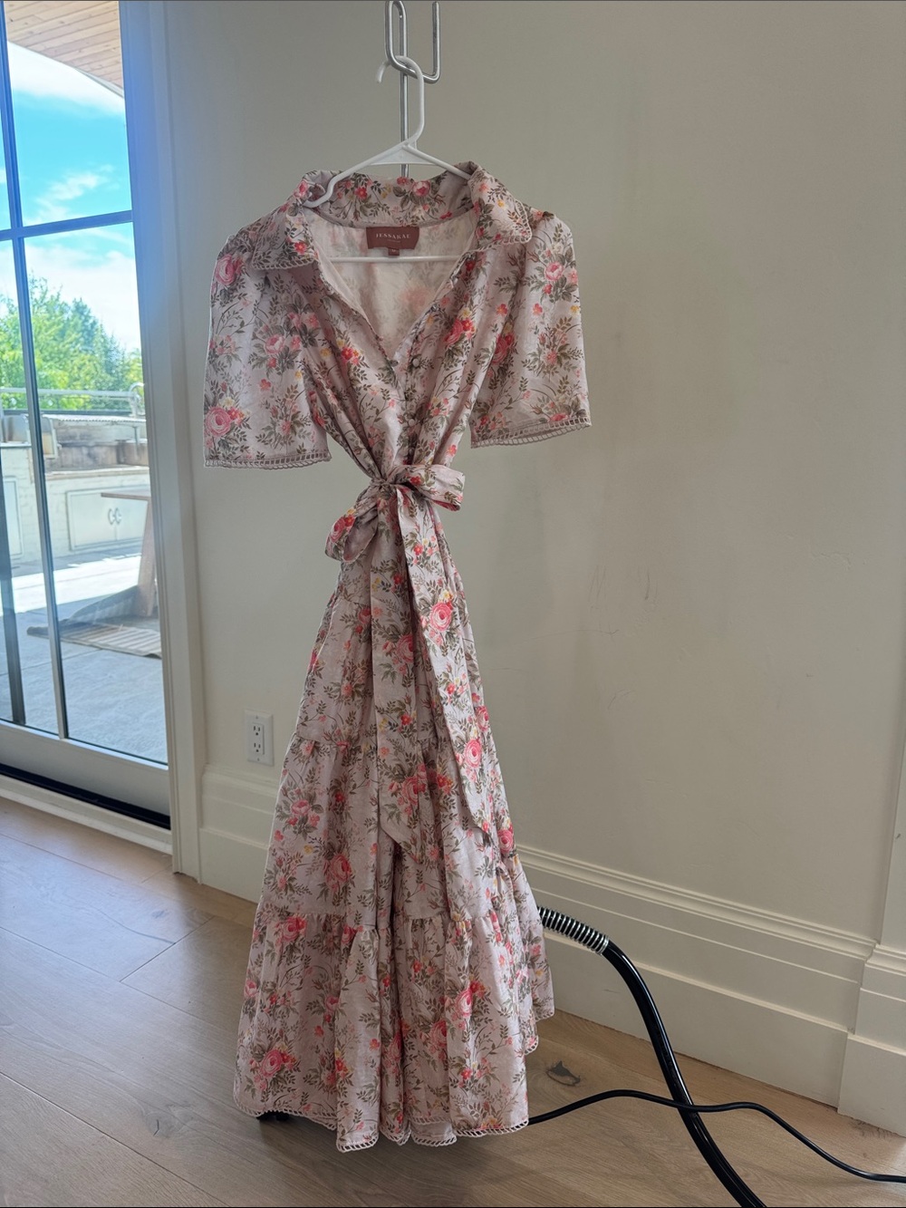JessaKae Floral Maxi Dress in Light Pink and Rose